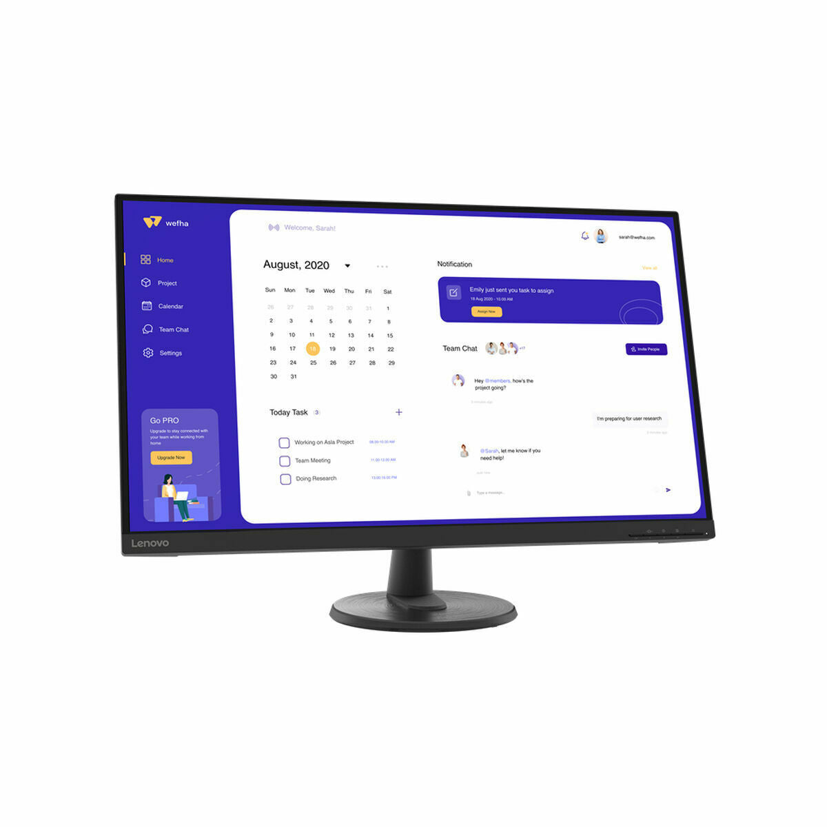 Monitor Lenovo 66FDGAC2EU 4K Ultra HD 31,5"-0