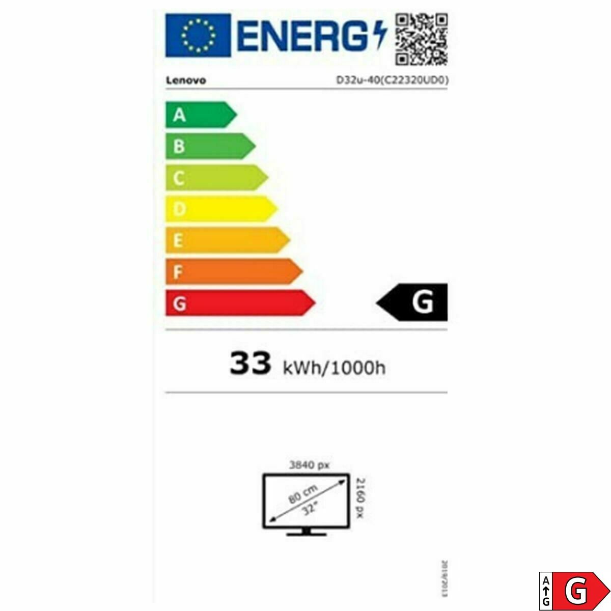Monitor Lenovo 66FDGAC2EU 4K Ultra HD 31,5"-5